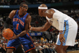 New York Knicks v Denver Nuggets: Amar'e Stoudemire and Al Harrington