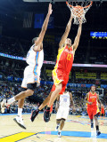 Houston Rockets v Oklahoma City Thunder: Kevin Martin and Thabo Sefolosha