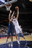 Washington Wizards v New Jersey Nets: Brook Lopez and Javale McGee