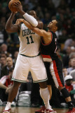 Portland Trail Blazers v Boston Celtics: Glen Davis and Brandon Roy