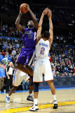 Sacramento Kings v Oklahoma City Thunder: Thabo Sefolosha and Tyreke Evans