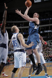 Minnesota Timberwolves v Dallas Mavericks: Kevin Love and Brian Cardinal