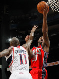 New Jersey Nets v Atlanta Hawks: Jamal Crawford and Damion James