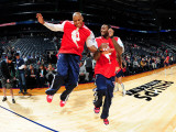 Memphis Grizzlies v Atlanta Hawks: Maurice Evans and Josh Powell