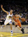 Phoenix Suns v Golden State Warriors: Goran Dragic and Stephen Curry