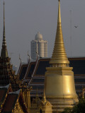 A Skyscraper Behind the Grand Palace