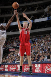 Houston Rockets v Dallas Mavericks: Chase Budinger and Brendan Haywood
