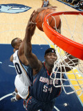 Charlotte Bobcats v Memphis Grizzlies: Darrell Arthur and Kwame Brown