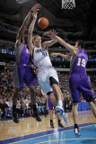 Phoenix Suns v Dallas Mavericks: Dirk Nowitzki  Earl Clark and Hedo Turkoglu