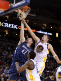 Minnesota Timberwolves v Golden State Warriors: Kevin Love and David Lee
