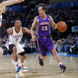 Phoenix Suns v Oklahoma City Thunder: Steve Nash and Russell Westbrook