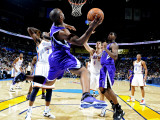 Sacramento Kings v Oklahoma City Thunder: Carl Landry