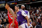 Houston Rockets v Sacramento Kings: Omri Casspi and DeMarcus Cousins
