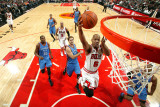 Oklahoma City Thunder v Chicago Bulls: Keith Bogans  Nenad Krstic  Kevin Durant and Eric Maynor
