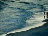 Women Walking on the Beach