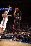 Miami Heat v New York Knicks: Dwyane Wade and Wilson Chandler