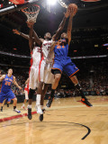New York Knicks v Toronto Raptors: Wilson Chandler and Amir Johnson