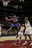 New York Knicks v Cleveland Cavaliers: Wilson Chandler  Daniel Gibson and Antawn Jamison