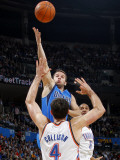 Dallas Mavericks v Oklahoma City Thunder: Jose Barea and Nick Collison