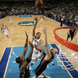 Miami Heat v Dallas Mavericks: Tyson Chandler  Zydrunas Ilgauskas and Chris Bosh