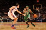 Boston Celtics v New York Knicks: Paul Pierce and Danilo Gallinari