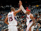 Indiana Pacers v Atlanta Hawks: Josh Smith and Al Horford