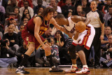 Cleveland Cavaliers  v Miami Heat: Chris Bosh and Anderson Varejao
