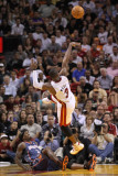 Charlotte Bobcats v Miami Heat: Dwyane Wade and Gerald Wallace