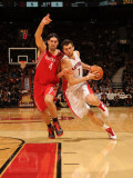 Houston Rockets v Toronto Raptors: Andrea Bargnani and Luis Scola
