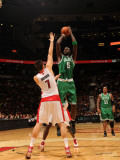 Boston Celtics v Toronto Raptors: Kevin Garnett and Andrea Bargnani