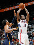 Indiana Pacers v Atlanta Hawks: Josh Powell and Danny Granger