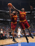 Cleveland Cavaliers  v Orlando Magic: Joey Graham and JJ Hickson