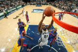 Detroit Pistons v Memphis Grizzlies: Darrell Arthur  Charlie Villanueva  Tracy McGrady and Greg Mon