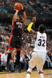 Miami Heat v Memphis Grizzlies: Eddie House and OJ Mayo