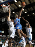 Tulsa 66ers v Texas Legends: Zabian Dowdell and Matt Rogers