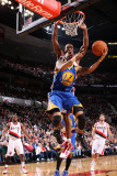 Golden State Warriors v Portland Trail Blazers: Dante Cunningham and Acie Law