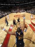 Denver Nuggets v Toronto Raptors: Jerryd Bayless and Shelden Williams