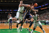 Indiana Pacers v Boston Celtics: Glen Davis and Danny Granger