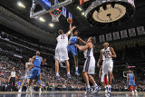 Washington Wizards v New Jersey Nets: Nick Young and Brook Lopez