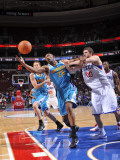 New Orleans Hornets v Philadelphia 76ers: Didier Ilunga-Mbenga and Spencer Hawes