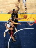 Miami Heat v Memphis Grizzlies: Mike Conley  Zydrunas Ilgauskas and LeBron James