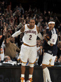 Milwaukee Bucks v Cleveland Cavaliers: Mo Williams and Jamario Moon