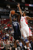 Memphis Grizzlies v Houston Rockets: Zach Randolph and Chuck Hayes