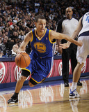 Golden State Warriors v Dallas Mavericks: Stephen Curry and Dirk Nowitzki
