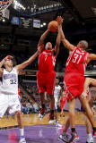 Houston Rockets v Sacramento Kings: Kyle Lowry and Francisco Garcia