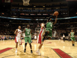 Boston Celtics v Toronto Raptors: Nate Robinson and Jose Calderon