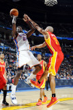 Houston Rockets v Oklahoma City Thunder: Jeff Green and Shane Battier