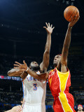 Houston Rockets v Oklahoma City Thunder: DJ White and Jordan Hill