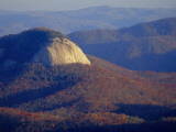 Looking Glass Rock  Surrounded by Forested Hills in Autumn Hues