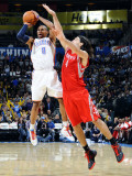 Houston Rockets v Oklahoma City Thunder: Russell Westbrook and Luis Scola